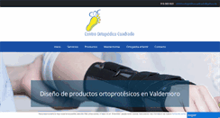 Desktop Screenshot of centroortopedicocuadrado.com
